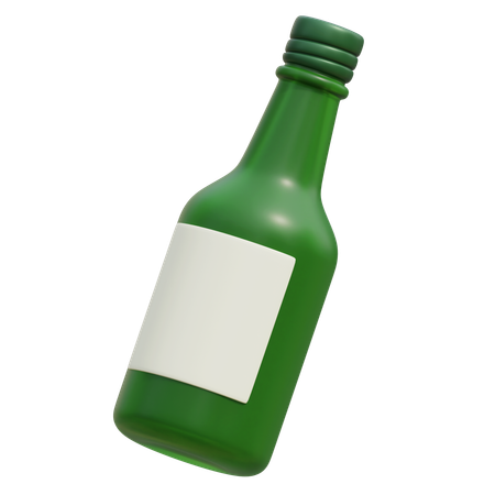Soju  3D Icon