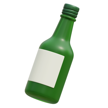 Soju  3D Icon
