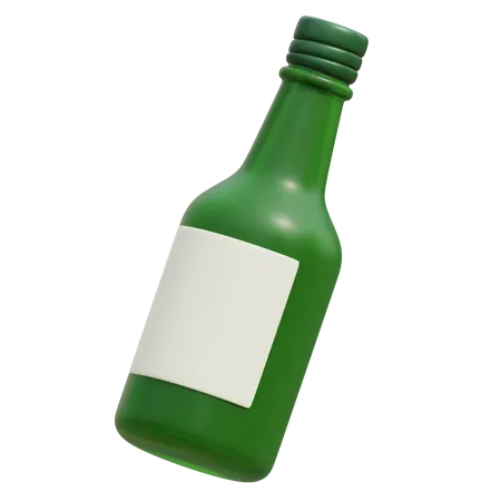 Soju  3D Icon