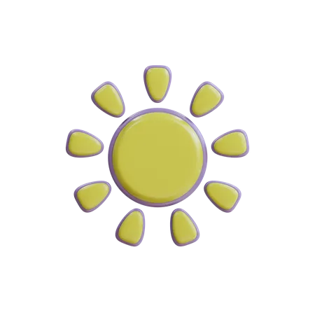 Sol  3D Icon