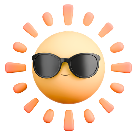 Sol Emoji  3D Icon