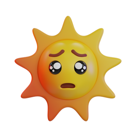 Sol pidiendo emoji  3D Icon