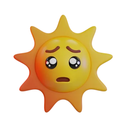 Sol pidiendo emoji  3D Icon