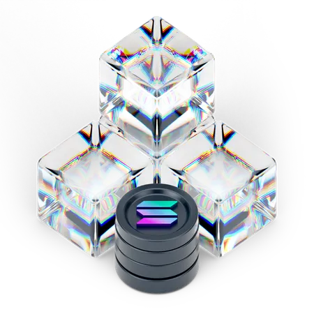 Solana  3D Icon