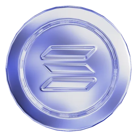 Solana  3D Icon