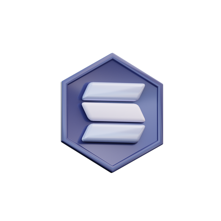 Solana  3D Icon