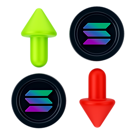 Crecimiento de solana  3D Icon