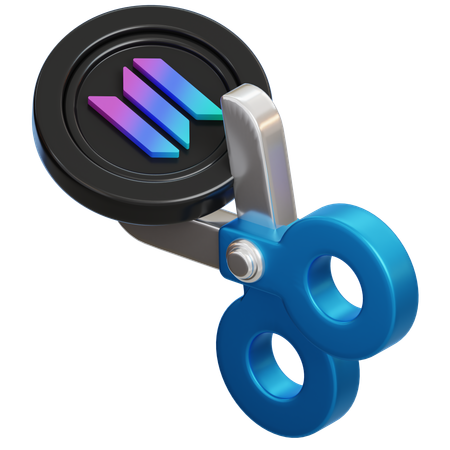 Solana Cut  3D Icon