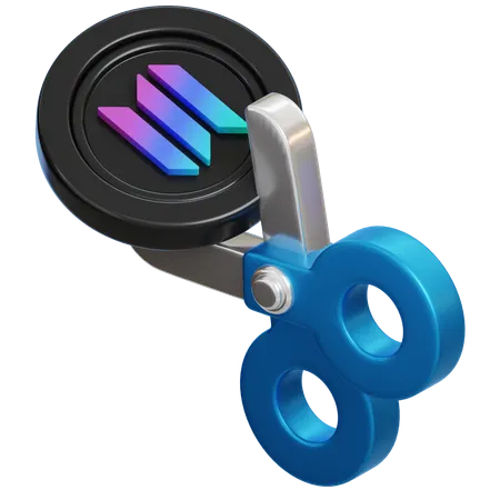 Solana Cut  3D Icon