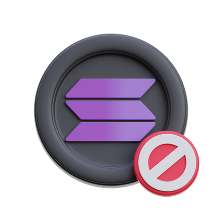Solana Danger  3D Icon