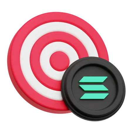 Solana Goal  3D Icon