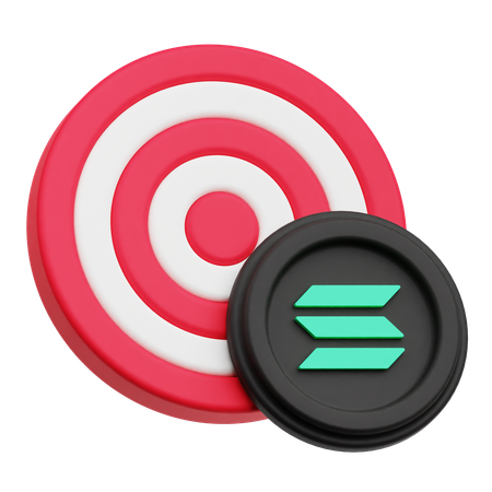 Gol solana  3D Icon