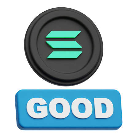 Solana Good  3D Icon