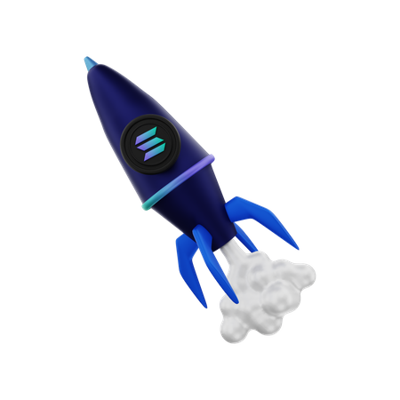 Inicio solana  3D Icon