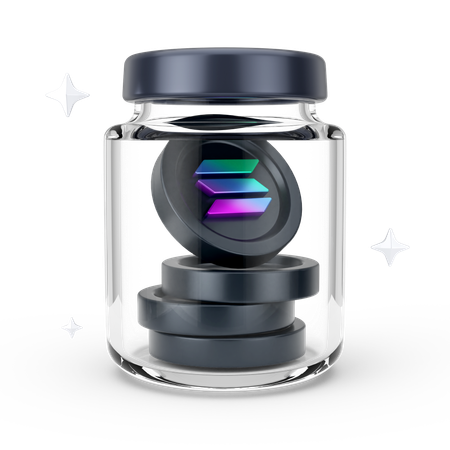 Solana jar  3D Icon