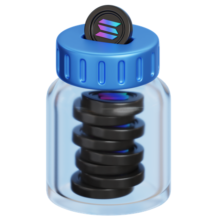 Solana jar  3D Icon