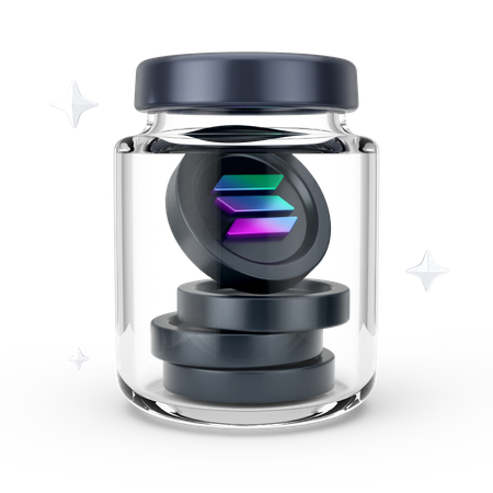 Solana Jar  3D Icon