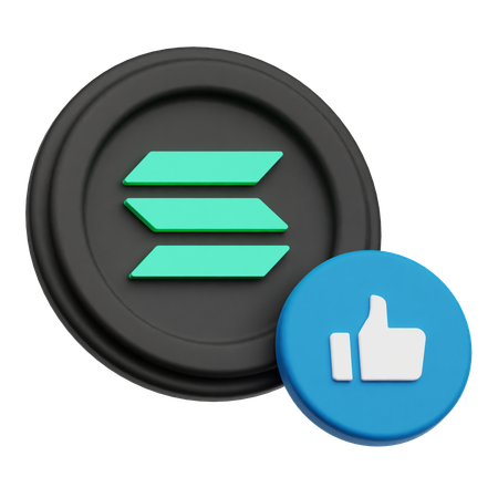 Solana Like  3D Icon