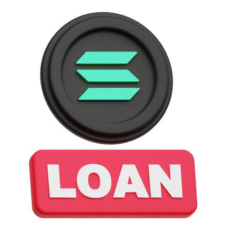 Solana Loan  3D Icon