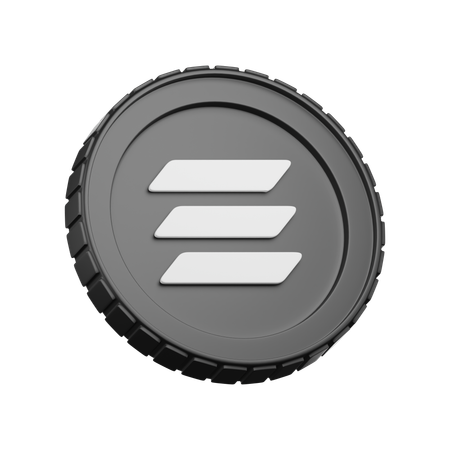 Solana-Münze  3D Icon