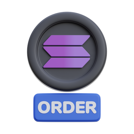 Solana Order  3D Icon