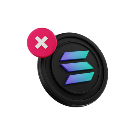 Solana perto  3D Icon