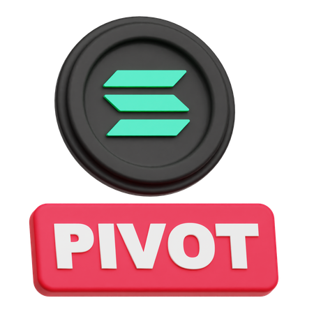 Solana Pivot  3D Icon