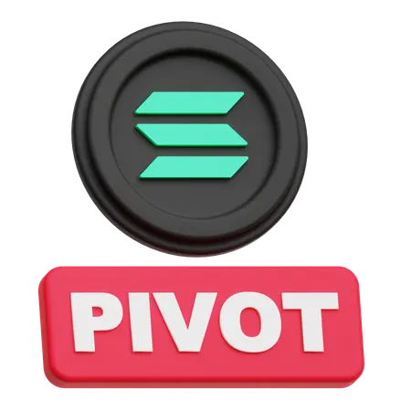 Solana Pivot  3D Icon
