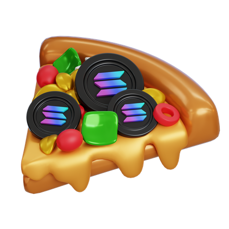솔레나 피자  3D Icon