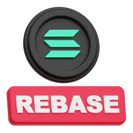 Solana Rebase  3D Icon