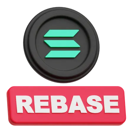 Solana Rebase  3D Icon