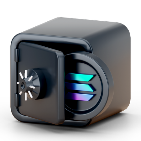 Solana Savings  3D Icon