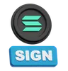 Solana  sign