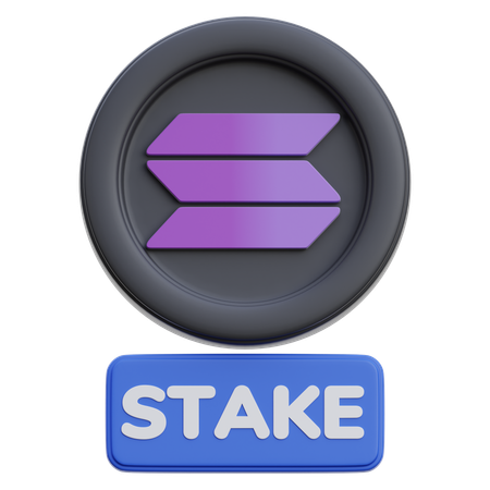 ソラナステーク  3D Icon