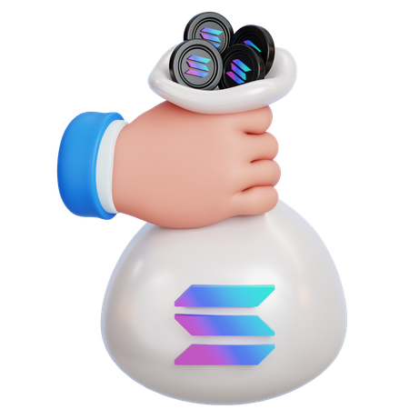 Solana-Tasche  3D Icon
