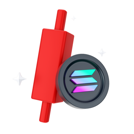 Solana-Verlust  3D Icon