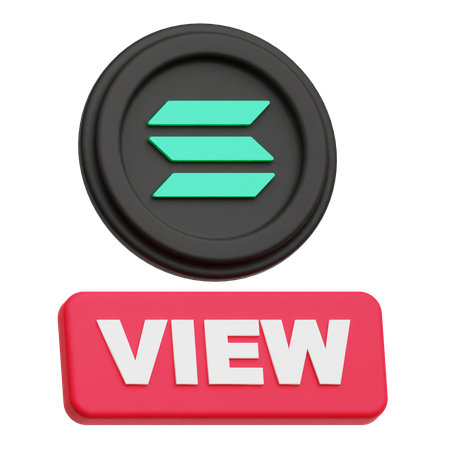 Solana  view  3D Icon