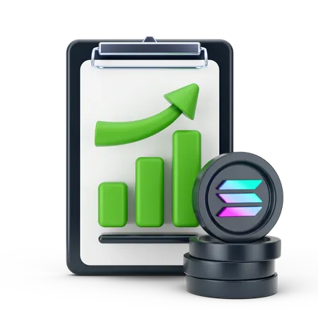 Solana-Wachstumsbericht  3D Icon