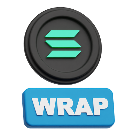 Solana Wrap  3D Icon