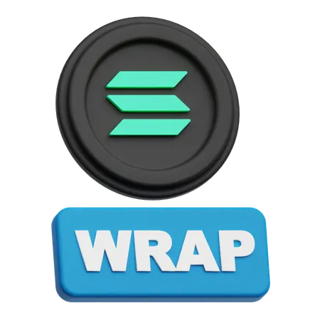 Solana Wrap  3D Icon