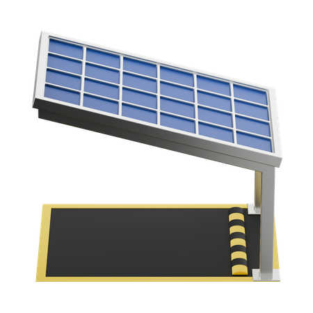 Solar Carport  3D Icon