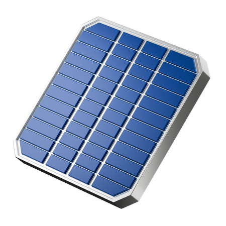 Solar Cell  3D Icon