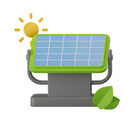 Solar Cell  3D Icon