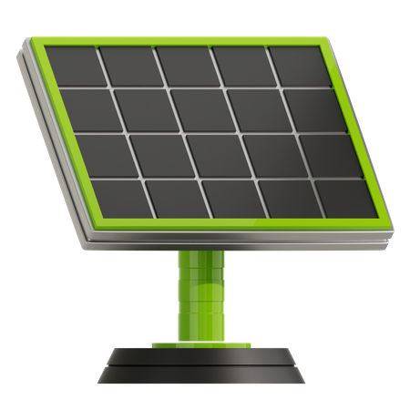 Solar Cell  3D Icon