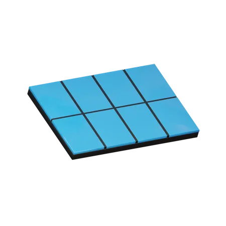 Solar Cell  3D Icon