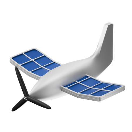 Solar Drone  3D Icon