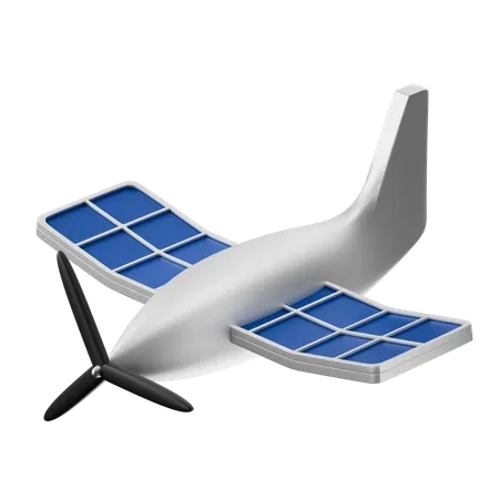 Solar Drone  3D Icon