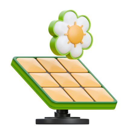 Solar Energy  3D Icon
