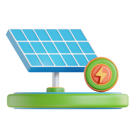 Solar Energy  3D Icon