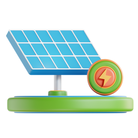 Solar Energy  3D Icon